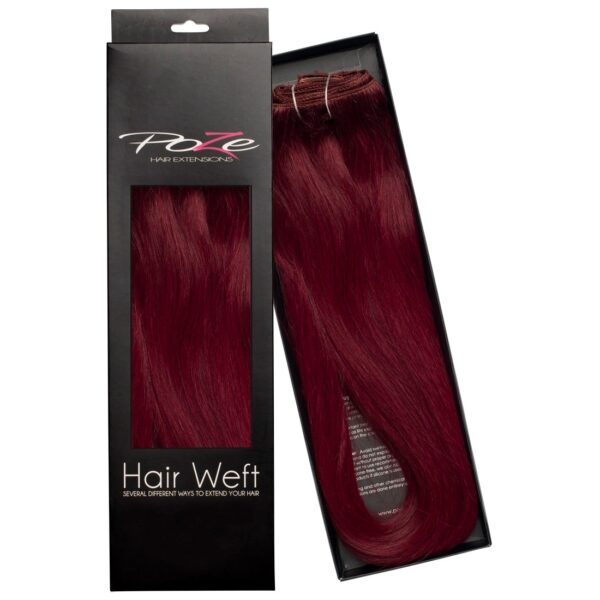 Poze Hairextensions Poze Hårremse Ekte 5RV Red Passion 50cm