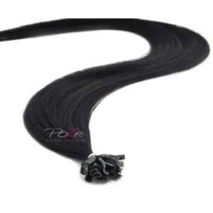 Poze Hairextensions Poze Keratin Premium Extensions 1N Midnight Black