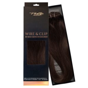 Poze Hairextensions Poze Standard Äkta Löshår Flip & Go 50cm Dark Espr