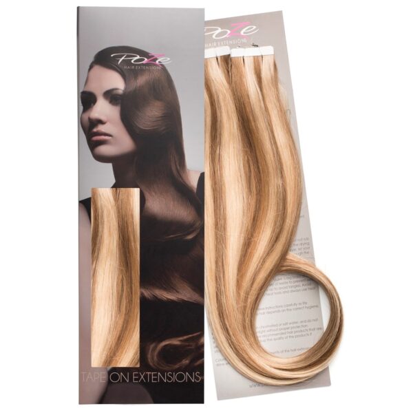 Poze Hairextensions Poze Tape On Extensions 8A/10NV Ash Mix 4 cm/bit 5