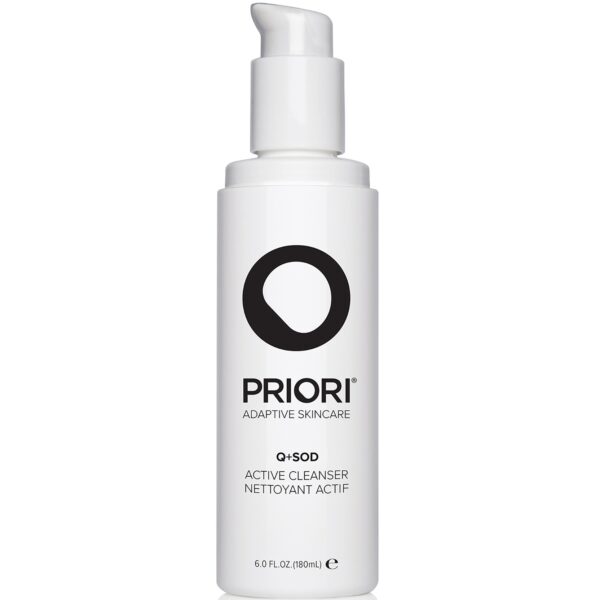 PRIORI Adaptive Superceutical Formulas Q+SOD Active Cleanser 180 ml