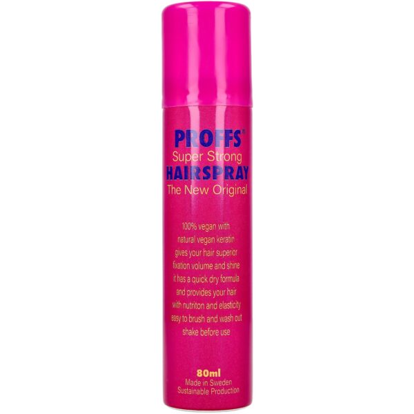 PROFFS STYLING Original Super Strong Hairspray Bag Size 80 ml