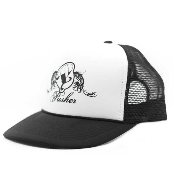 Pusher  Trucker Cap B/W Logo