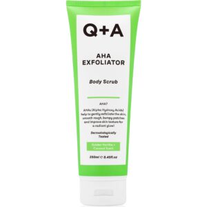 Q+A AHA Exfoliator Body Scrub 250 ml