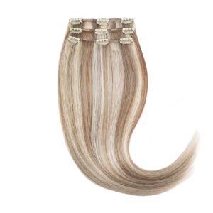 Rapunzel of Sweden Clip-on set 3 pieces 40 cm M7.3/10.8 Cendre Ash Blo