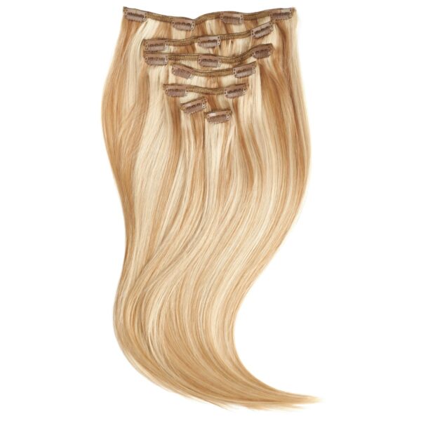 Rapunzel of Sweden Clip-on set 7 pieces 50 cm M7.4/8.0 Summer Blonde