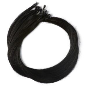 Rapunzel of Sweden Nail Hair  Premium Straight 30 cm  1.0 Black