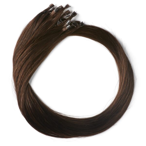 Rapunzel of Sweden Nail Hair  Premium Straight 40 cm 2.3 Chocolate Bro