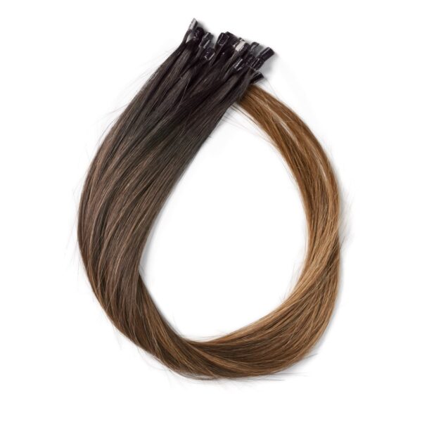 Rapunzel of Sweden Nail Hair  Premium Straight 40 cm Deep Brown ColorM