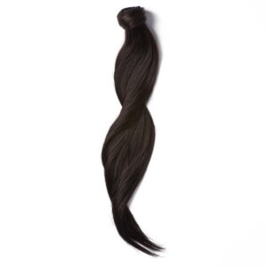 Rapunzel of Sweden Hair Pieces Sleek Ponytail 40 cm 1.2 Black Brown