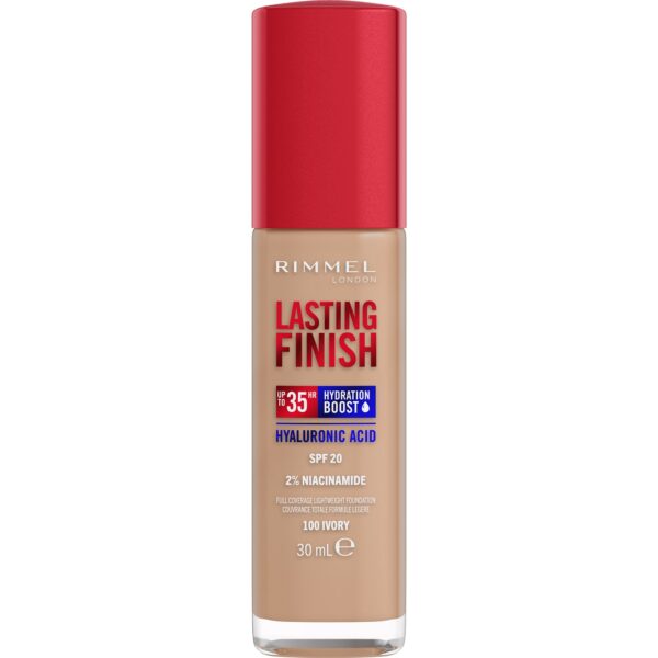 Rimmel Lasting Finish Full Coverage Foundation 100 Ivory