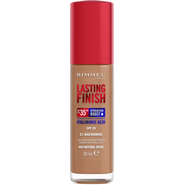 Rimmel Lasting Finish Full Coverage Foundation 400 Natural Beige