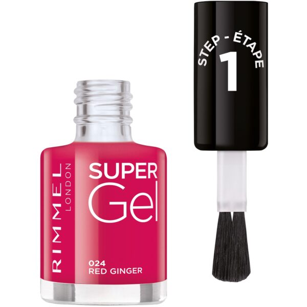 Rimmel Super Gel Nail Polish 024 Red Ginger