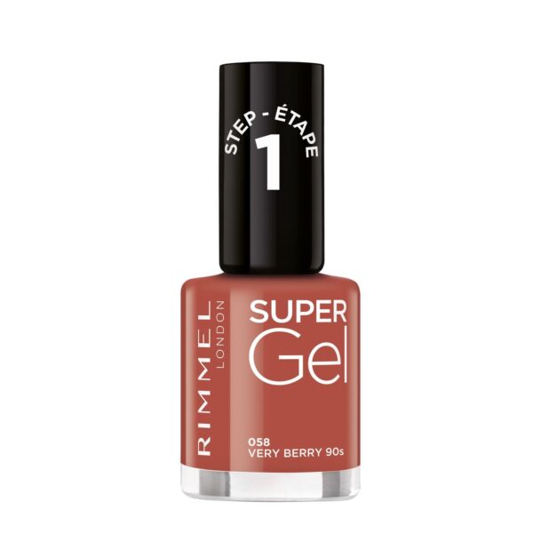 Rimmel Super Gel Nail Polish 058 Verry Berry 90s