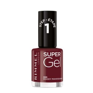 Rimmel Super Gel Nail Polish 069 Moody Mahogany