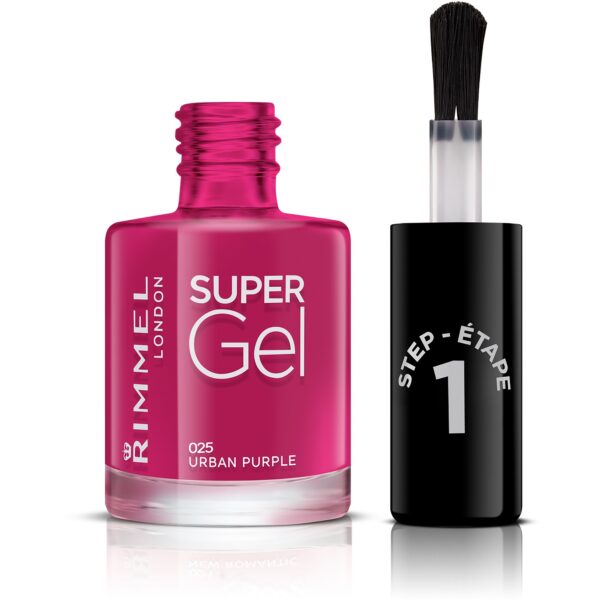 Rimmel Super Gel Nail Polish 025 Urban Purple