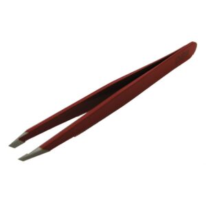 Rubis Tweezers Slanted Red