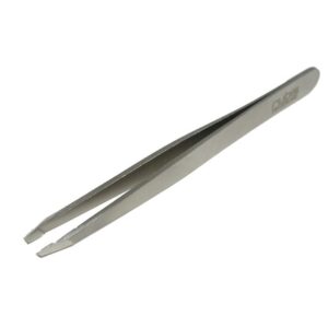 Rubis Tweezers Slanted Steel