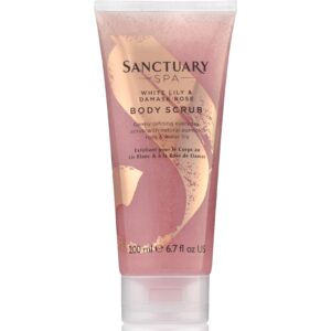 Sanctuary White Lily Damask Rose Body Scrub  200 ml