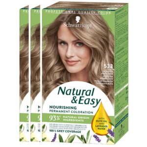 Schwarzkopf Natural&Easy 533 Nordisk Askblond 3-pack