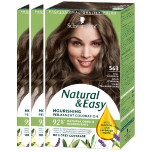 Schwarzkopf Natural&Easy 563 Sval Ljusbrun 3-pack