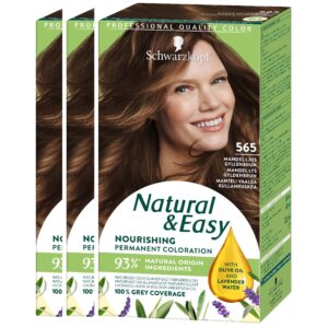 Schwarzkopf Natural&Easy 565 Mandel Ljus Gyllenbrun 3-pack