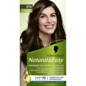 Schwarzkopf Natural & Easy Hair Color 570 Äkta Kastanj Mellanbrun