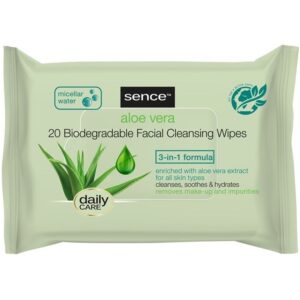 Sencebeauty Cleansing Wipes Normal Skin Aloe Vera