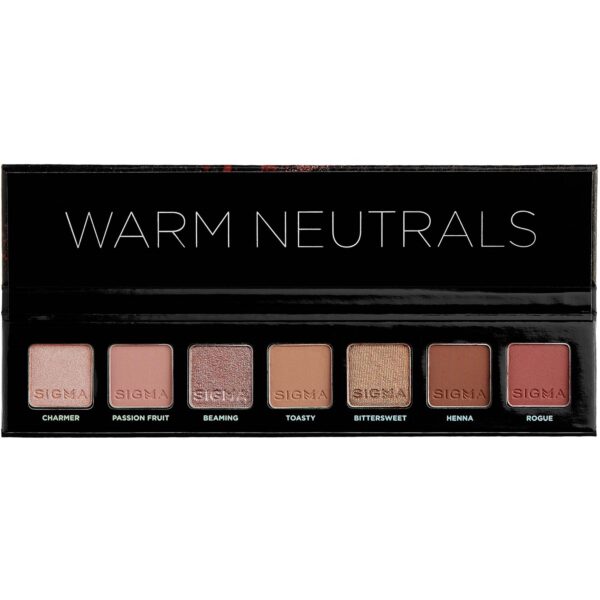 Sigma Beauty Warm Neutrals 7-Shade Eyeshadow Palette