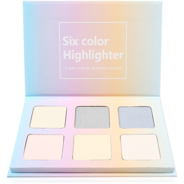 Smashit Cosmetics 6 Color Highlighter palette