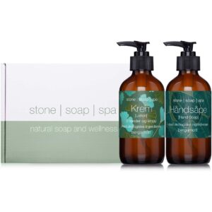 Stone Soap Spa Giftset Handsoap & Lotion - Bergamot