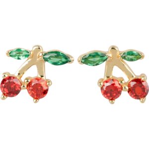 SUI AVA Juicy Fruit Ear Studs Cherry