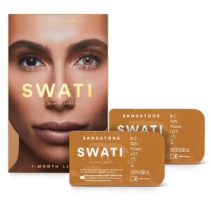 SWATI Cosmetics 1 Month Lenses Sandstone