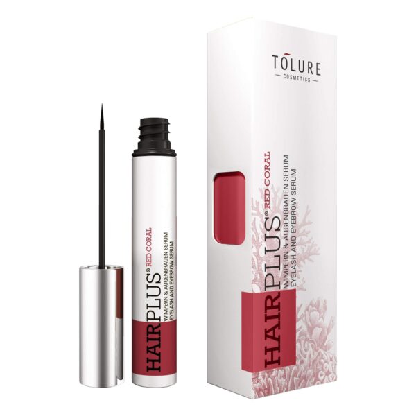 Tolure HairPlus Red Coral Eyelash & Eyebrow Serum 3 ml