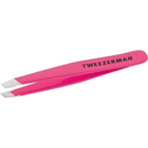 Tweezerman Mini Slant Tweezer Neon Pink