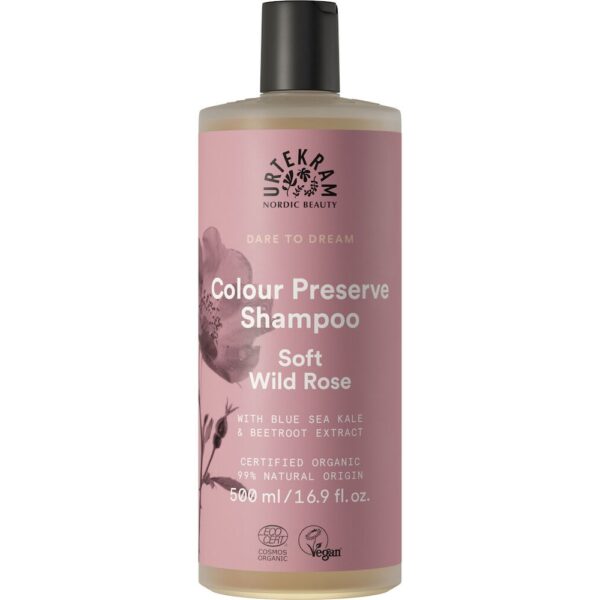 Urtekram Dare to Dream Soft Wild Rose Color Preserve  Shampoo 500 ml