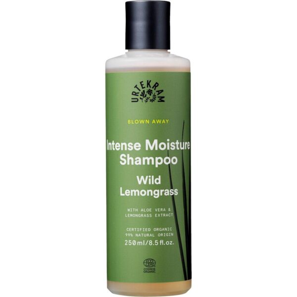 Urtekram Blown Away Wild Lemongrass  Intense Moisture Shampoo  250 ml