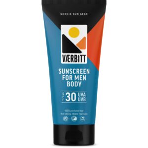 Værbitt Sunscreen For Men Body SPF30 200 ml