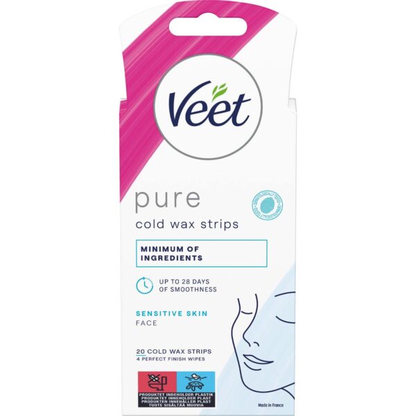 Veet Essential Insp.Strips Face 20st 20 ml