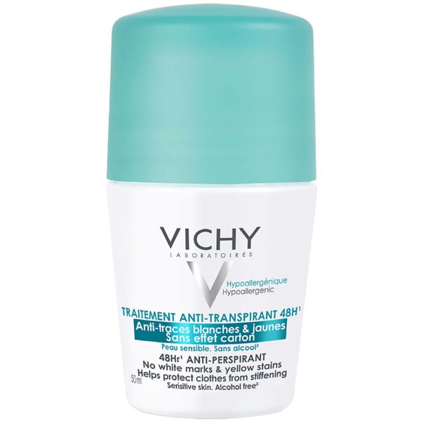 VICHY Anti-Trace antiperspirant deodorant roll-on 48h