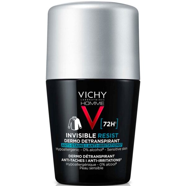 VICHY Homme Invisible Protect 72H Anti-stain Roll-on 50 ml