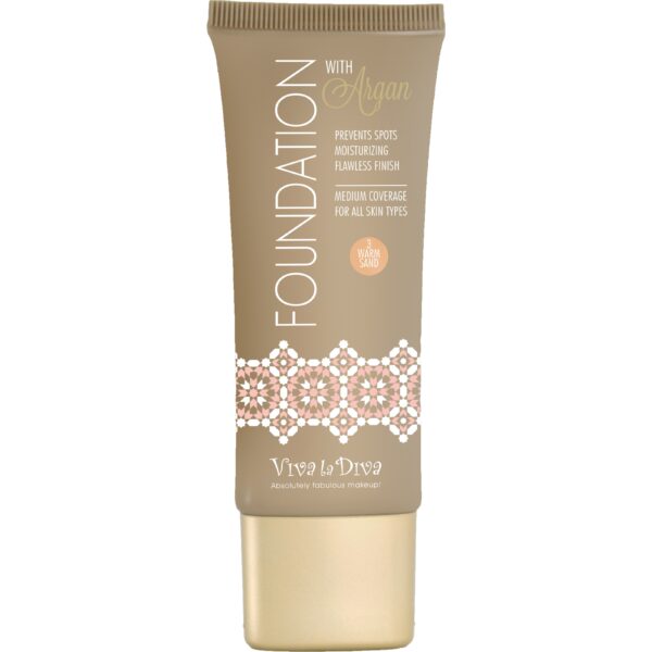 Viva la Diva Foundation with Argan oil Warm sand