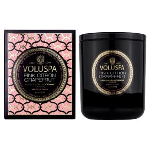 Voluspa Pink Citron Grapefruit Classic Boxed Candle 60h