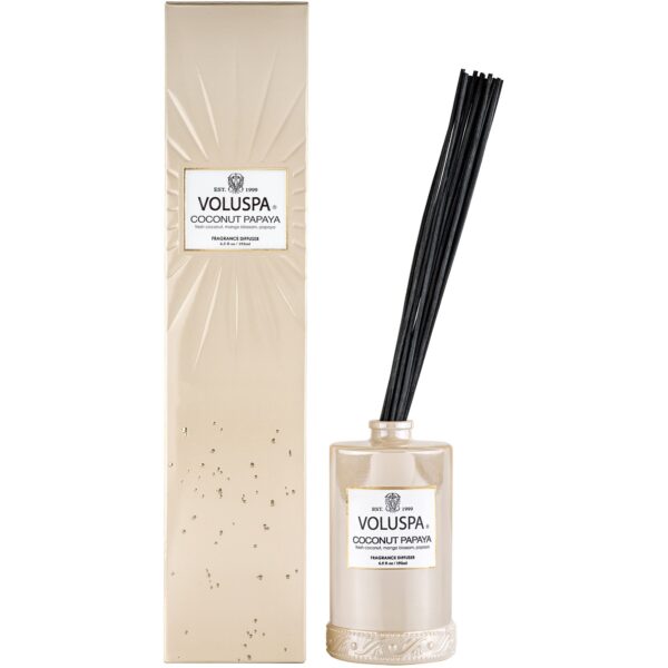 Voluspa Vermeil Reed Diffuser Coconut Papaya