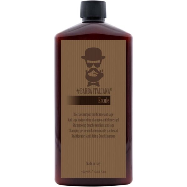 Barba Italiana ERCOLE Anti-age invigorating shampoo and shower gel 400