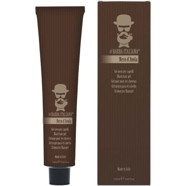 Barba Italiana NERO D&apos;AVOLA Black Hair Gel 120 ml