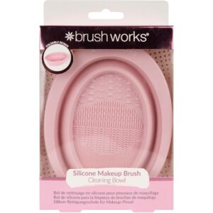 Brushworks Silicone Makeup Brush Cleaning Bowl