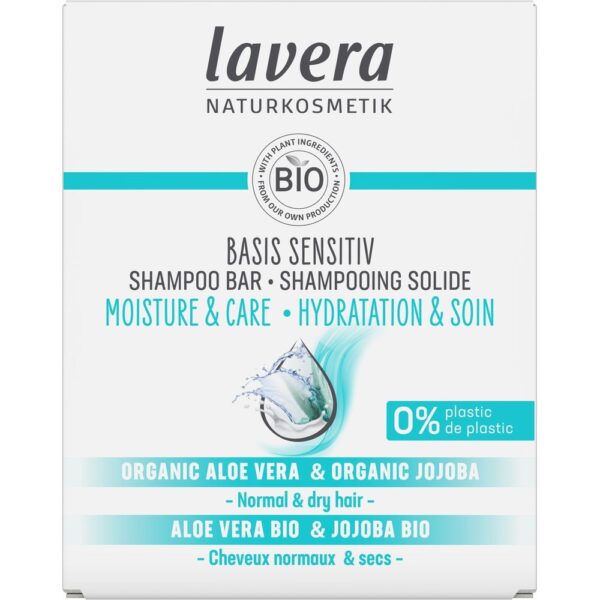 Lavera Basis Sensitiv Moisture & Care shampoo bar 50 ml