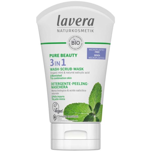 Lavera Pure Beauty 3in1 Scrub Mask 125 ml