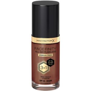 Max Factor Facefinity All Day Flawless 3 In 1 Foundation 110 Espresso